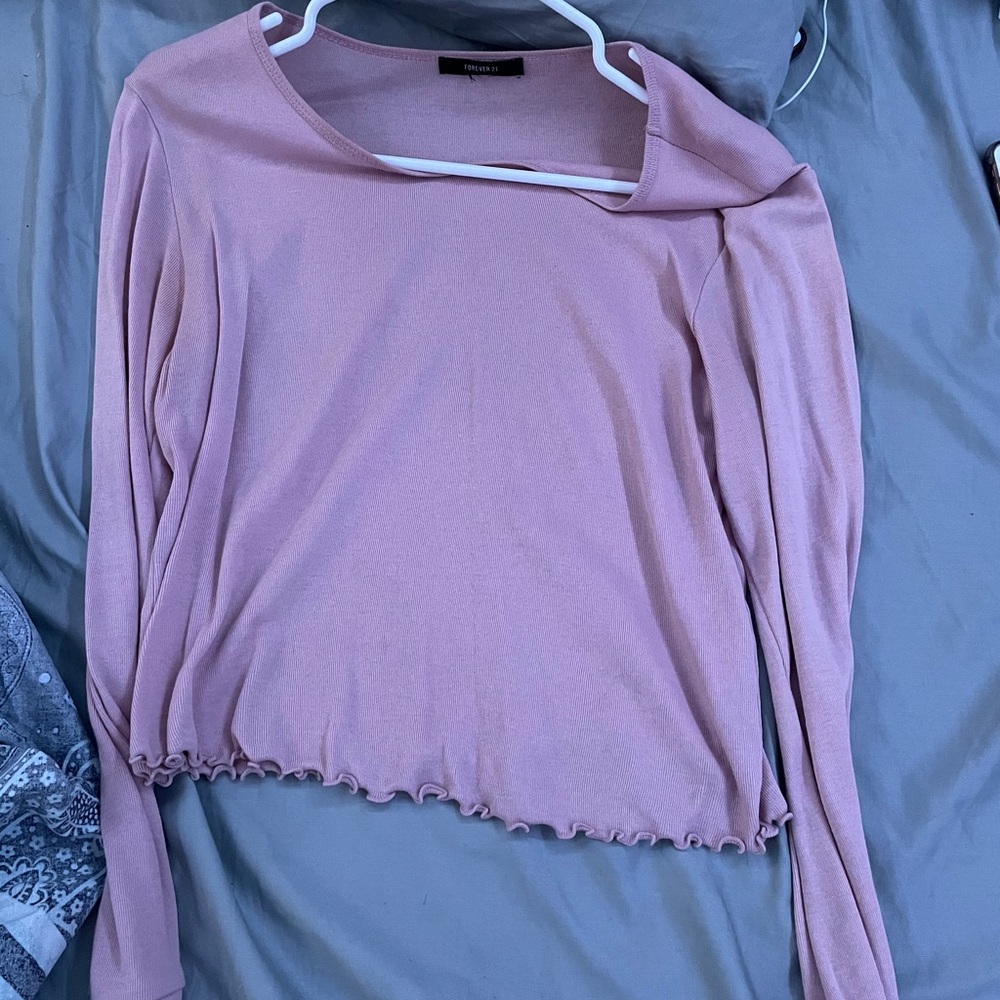 pink forever 21 long sleeve